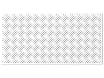 Панель декор.перфорир. Глория белый 120*60см Ома