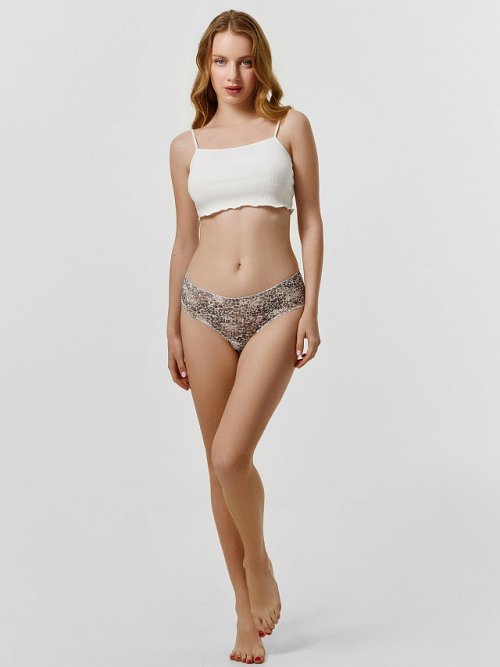 Трусы шортики женские с леопардовым принтом, фото 3 из 24