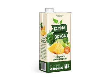 Напиток сокосодержащий Гамма вкуса Яблочно-ананасовый 1л ТП
