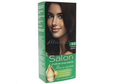 Уход-краска для волос SALON стойкая Мила