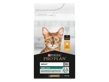 Корм Purina Pro Plan для взрослых кошек с высоким содержанием курицы, Renal Plus, 1,5 кг