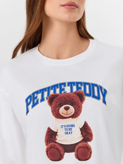 Комплект женский домашний с надписью "Petite teddy", фото 5 из 20