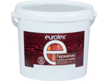 Герметик шовный для дерева 6 кг Белый Eurotex