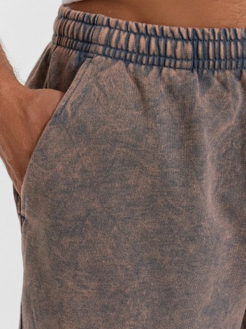 Шорты мужские серые с обработкой эйсид, фото 6 из 6