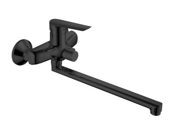 Смеситель для ванны Brussel Black 300мм с акс. BRS31B