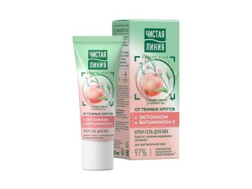 Крем гель для век ЧИСТАЯ ЛИНИЯ для чувствительной кожи, 20 мл