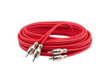 Кабель Aura RCA - RCA RCA-B25 SE (5 м, красный)