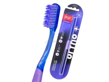 Щетка зубная SPLAT Smilex Ortho + инновационная ортодонтическая мягкая