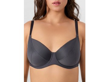 Бюстгальтер макси женский серый