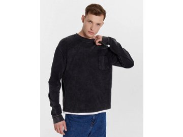 Лонгслив мужской черный с обработкой эйсид в Лепеле Марк Формель