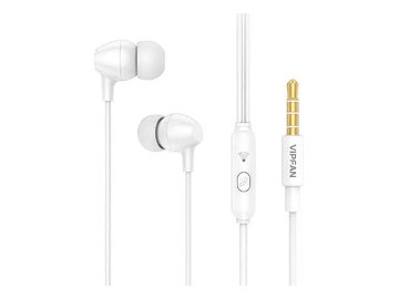 Наушники Vipfan M16 (белый) на акции в магазинах 5 элемент