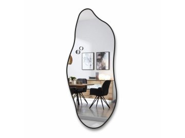 Зеркало Д-114 150х62см с чёрной окантовкой УФ-печать