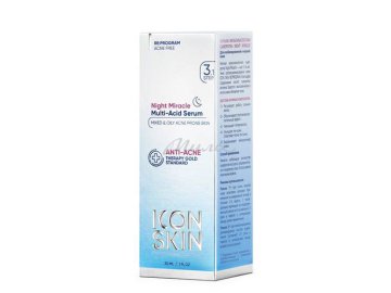 Мила акции Солигорск - Сыворотка ICON SKIN Night Miracle ночная мультикислотная, 30 мл