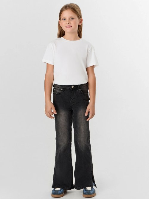 Джинсы для девочек черные, фото 3 из 7