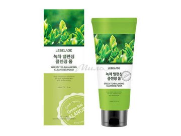 Пенка для умывания LEBELAGE с экстрактом зеленого чая, 180 мл
