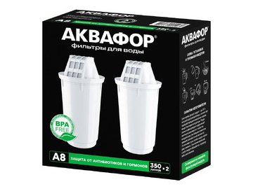 Комплект модулей сменных фильтрующих Аквафор А8 (2 шт.)