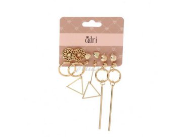 Серьги ODRI, 6 пар, арт. SLW-TCP-82