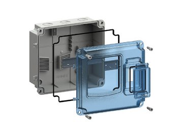 Корпус пластиковый IEK KREPTA 5 ЩУРн-П 1/3 IP66 PC MSP1-N-03-55 в Мозыре 5 элемент