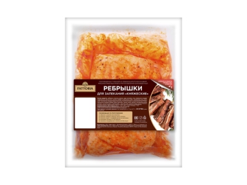 Продукт мясной из свинины рубленый соленый Папричный, Fattoria, 1 кг на акции в магазинах Корона