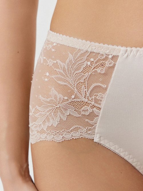 Трусы шортики женские белые с кружевом, фото 6 из 7