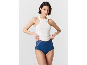 ТРУСЫ ЖЕНСКИЕ СИНИЕ С КРУЖЕВНЫМИ ВСТАВКАМИ Марк Формель