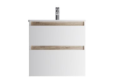 Тумба под раковину X-Joy подвесная 65см 2 ящика (белый глянец) в Жодино Ома