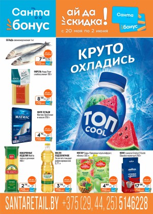 Акция в Санте: Акционная листовка