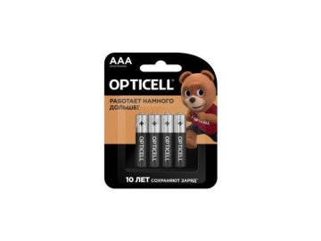 Батарейки OPTICELL Basic, AAA, 4 шт