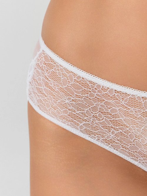 Трусы шорты женские белые кружевные, фото 5 из 21