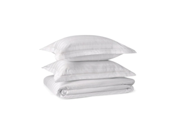 Постельное белье Askona Comfort Stripe, цвет Белый, 100% хлопок, без простыни