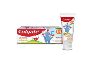 Паста зубная детская COLGATE 3-5 с фторидом, 60 мл