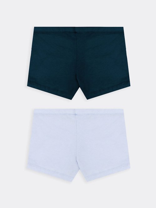 Набор трусов для мальчиков (2 шт.) голубого и темно-синего цвета, фото 2 из 21