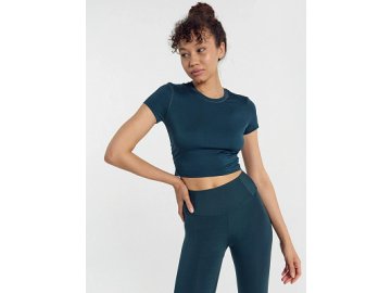 Футболка женская в темно-зеленом цвете