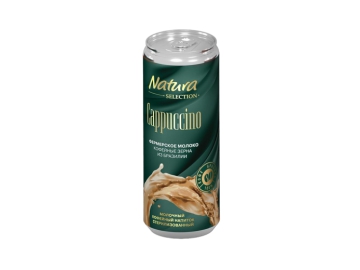 Молочный кофейный напиток Natura Selection CAPPUCCINO 0% 220 мл из каталога Корона