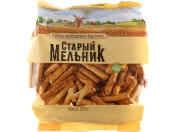 Палочки хлеб"СТАРЫЙ МЕЛЬН."(с солью)200г