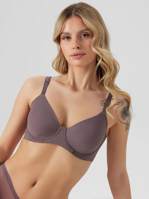 Бюстгальтер макси женский коричневый, фото 6 из 6