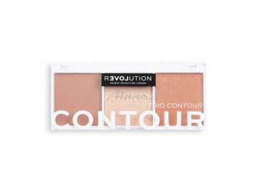 Палетка для макияжа лица RELOVE REVOLUTION Contour Trio Contour Бронзер, хайлайтер и румяна
