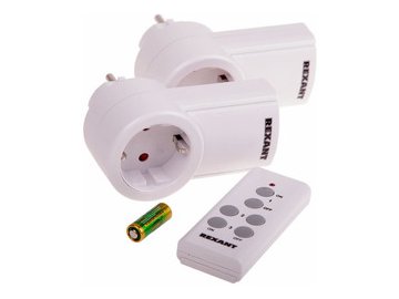 Радиоуправляемая розетка c пультом Rexant RX-002 10-6025