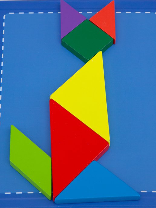 Набор развивающий магнитный «Танграм» Т01, фото 12 из 221