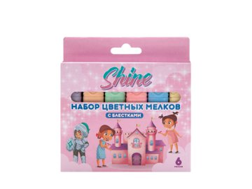 Набор цветных мелков Shine