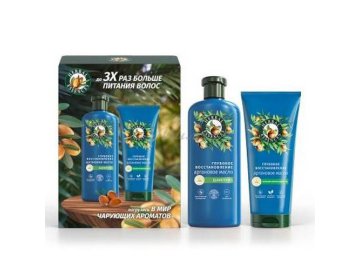 Подарочный набор HERBAL ESSENCES Аргановое масло Шампунь, 250 мл + Бальзам-ополаскиватель, 180 мл Мила