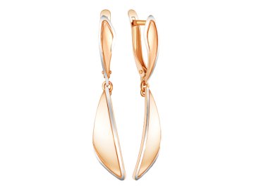 Серьги длинные BIRYUZA, серебро 925 проба