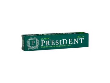 Паста зубная PRESIDENT Classic RDA 75, 75 г