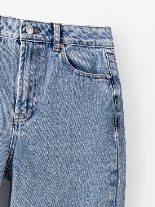 Джинсы Mom fit женские голубые, фото 5 из 7