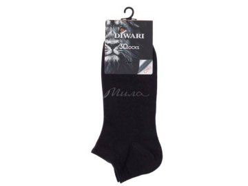 Мила акции Миоры - Носки мужские DIWARI 3DSocks короткие, размер 27, цвет 000 черный, арт. 23С-122СП
