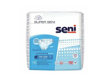 Подгузники дышащие для взрослых SUPER SENI Large, 10 шт Мила