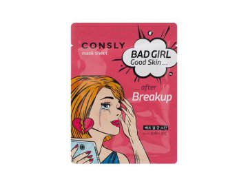 Акции Милы Слуцк Милая цена - Маска тканевая для лица CONSLY Bad Girl Good Skin после расставания, 23 мл