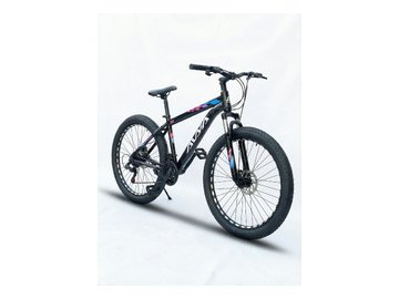 Велосипед для взрослых YAYALE 131-061, 26" (черный с розовым)