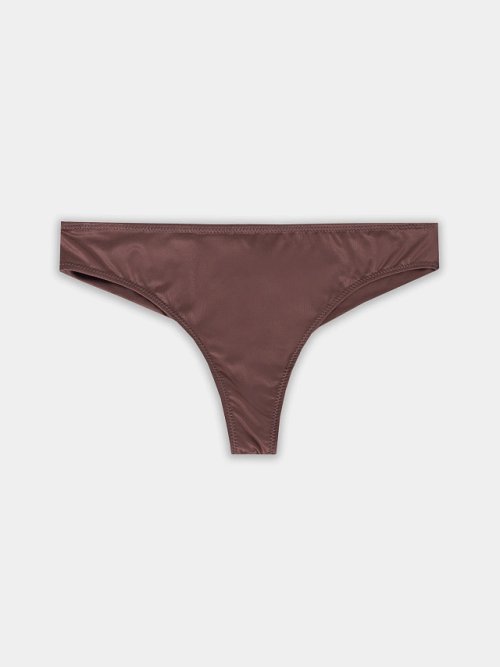 Трусы бразилиана женские с сатиновым блеском, фото 8 из 8