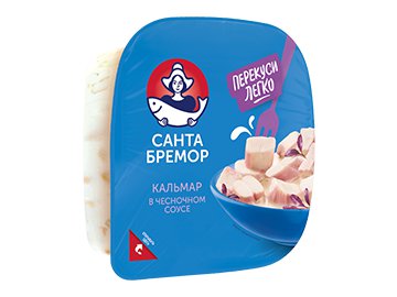 Кальмаровые палочки Санта Бремор Кальмар-ролл с творожным сыром имитация 180 г